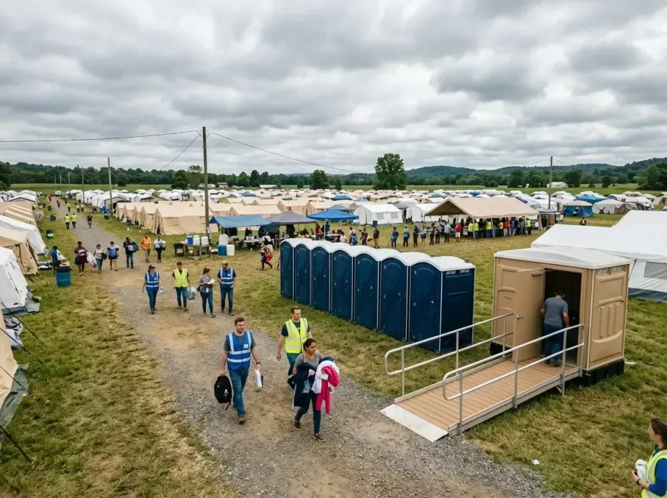 disaster-relief-camp-restrooms-010 — frequently asked questions, Dumpster & Portable Bathrooms Rental in Clinton, IL